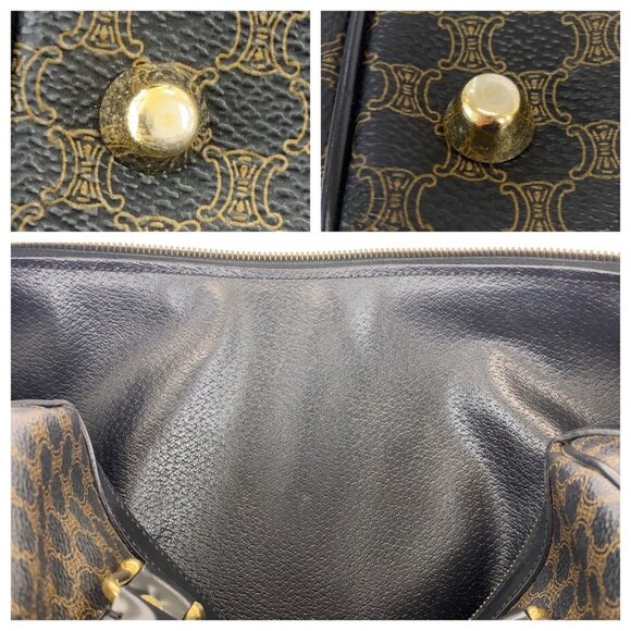 CELINE Black Boston Bag - Picture 5 of 10